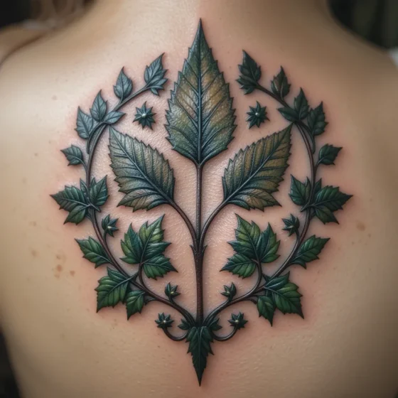 Ivy Leaf Tattoo