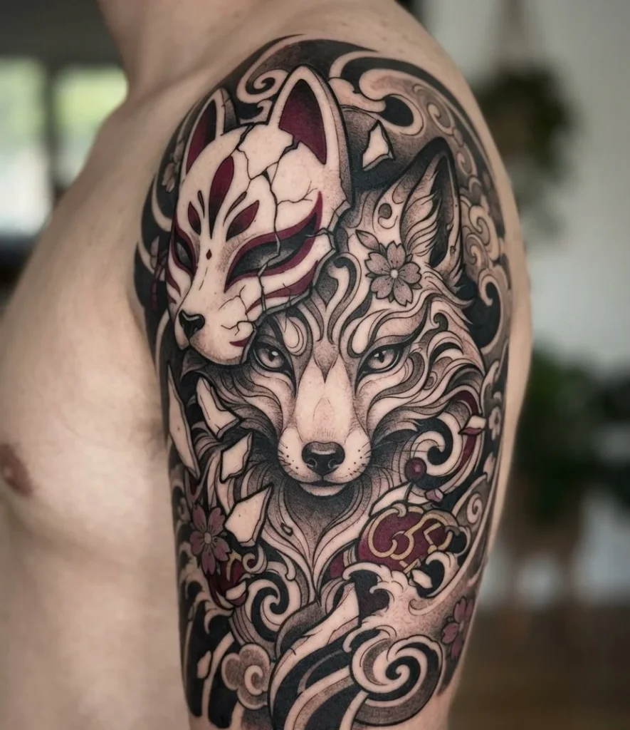 Kitsune with a Broken Mask