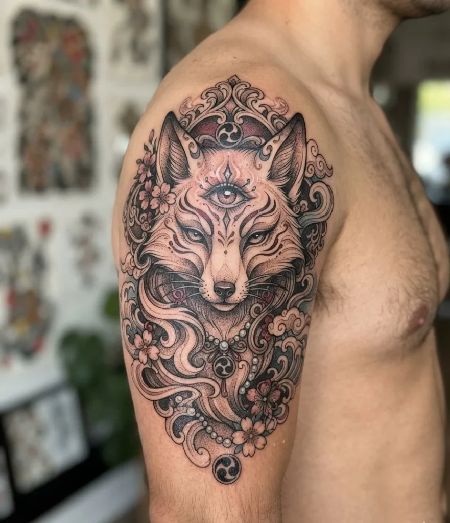 Kitsune with a Third Eye