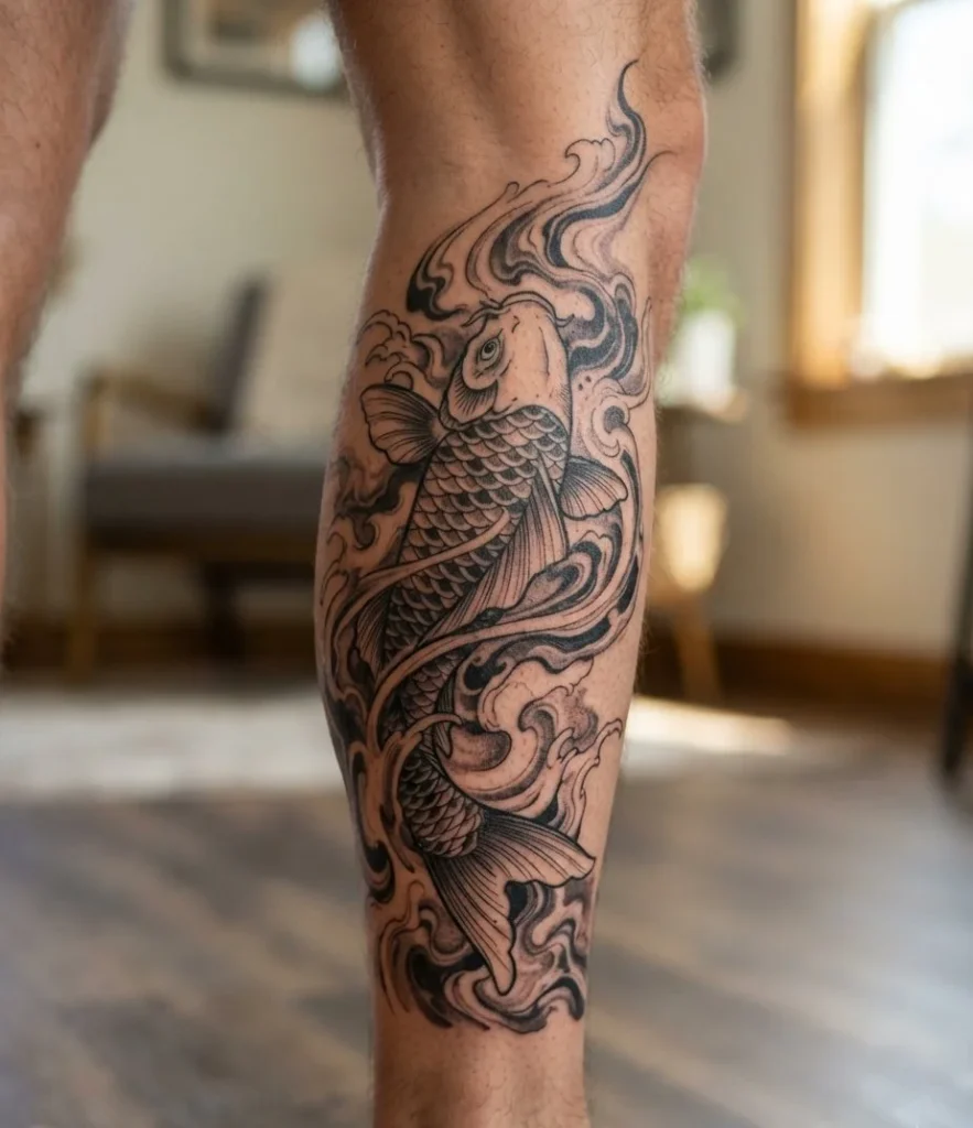 Koi in the Current