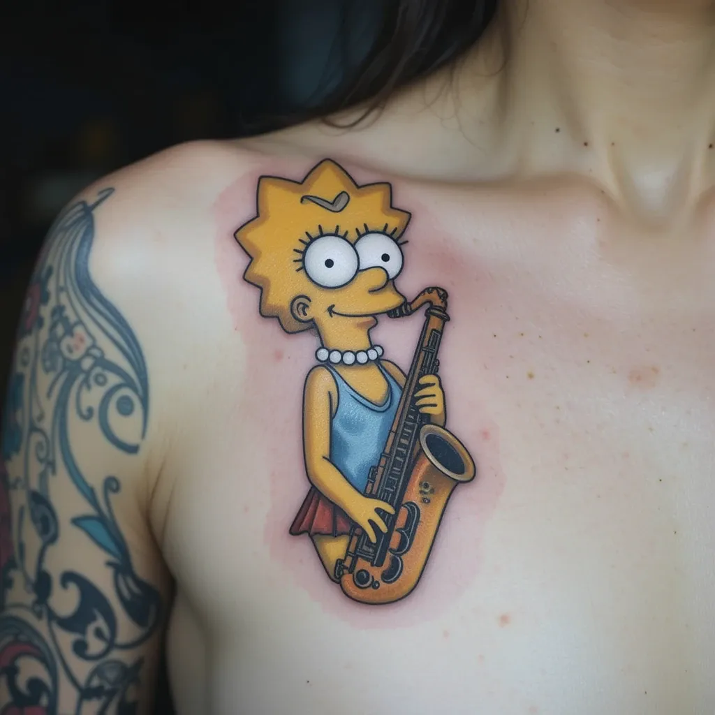 Lisa Simpson Tattoo