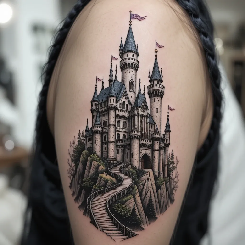 Majestic Castle on a Hill