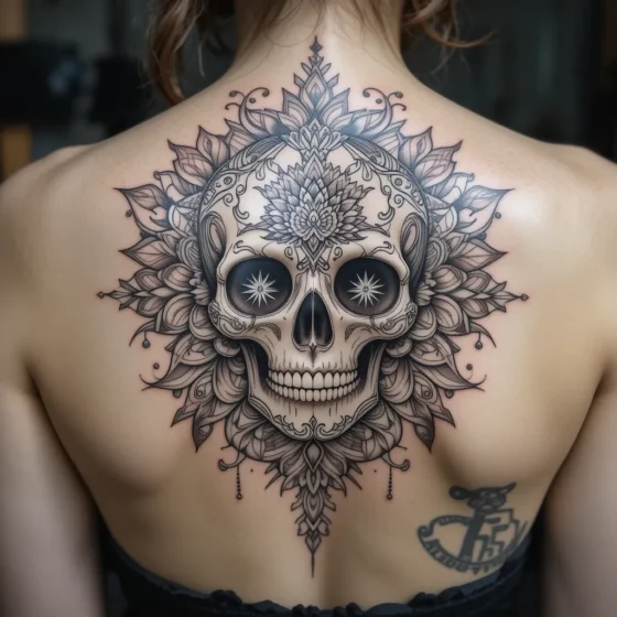 Mandala Skull Tattoo