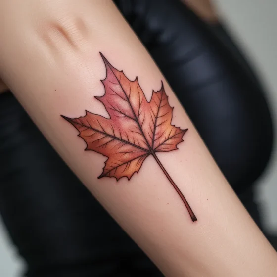 Maple Leaf Tattoo