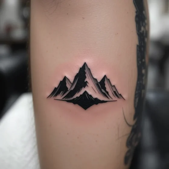 Minimalist Mountain Peaks
