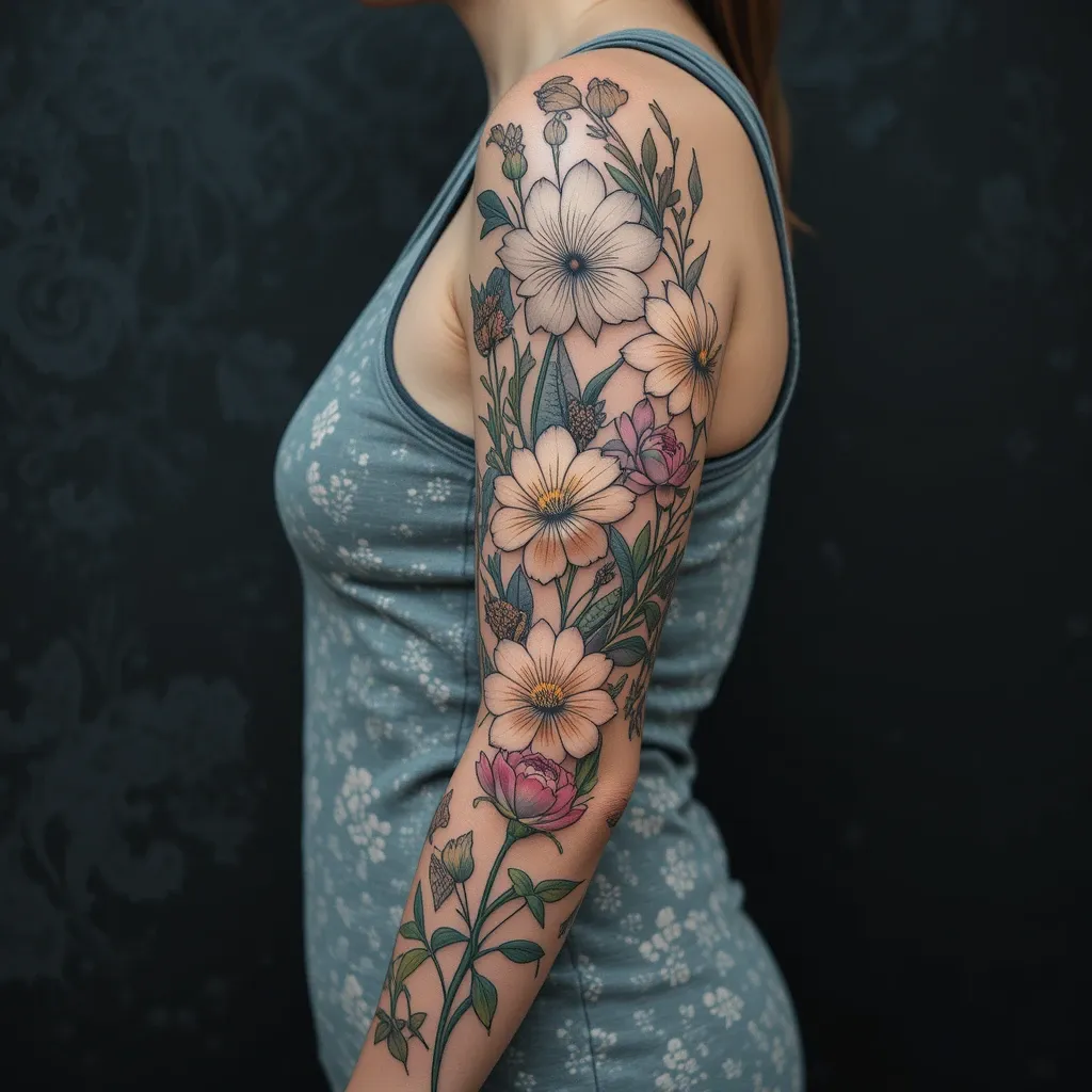 Nature-Inspired Jonquil Sleeve