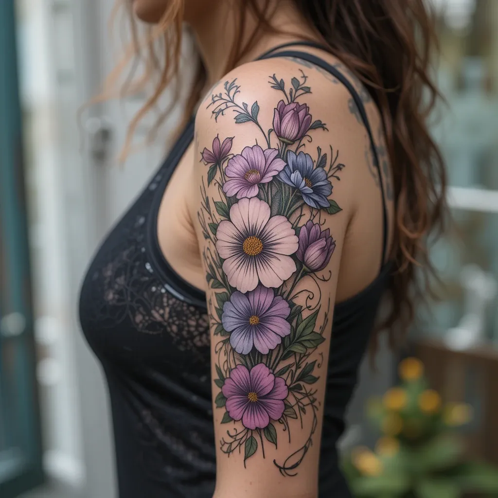 Nature-Inspired Primrose Sleeve
