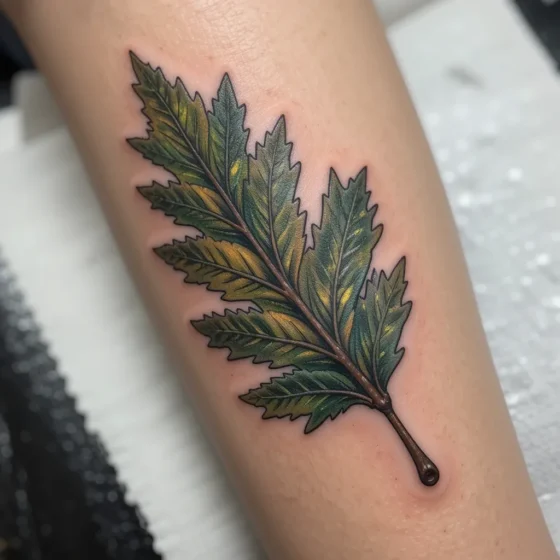 Oak Leaf Tattoo