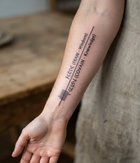 Ogham Script for Ancient Wisdom