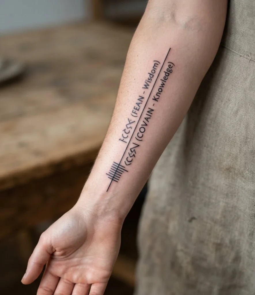 Ogham Script for Ancient Wisdom