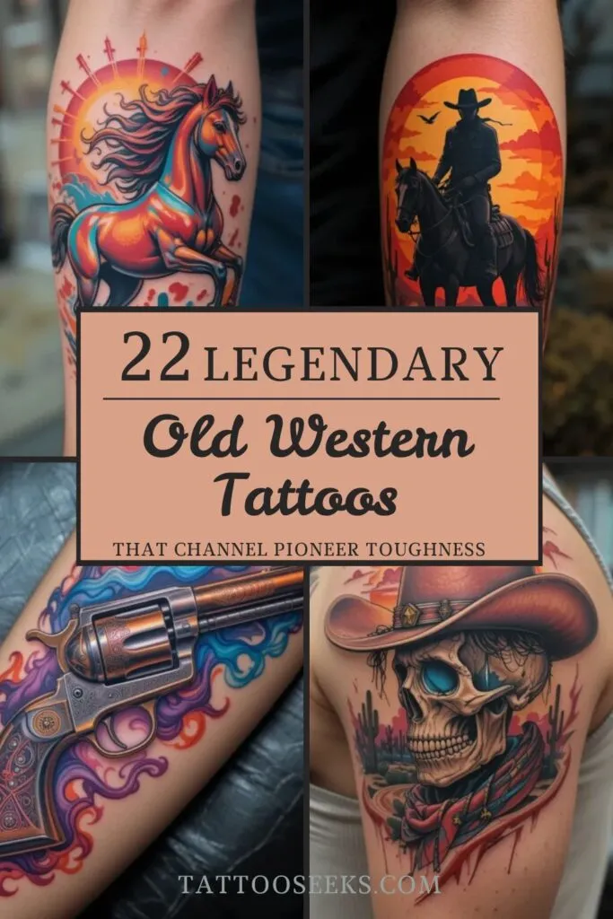 Old Western Tattoos