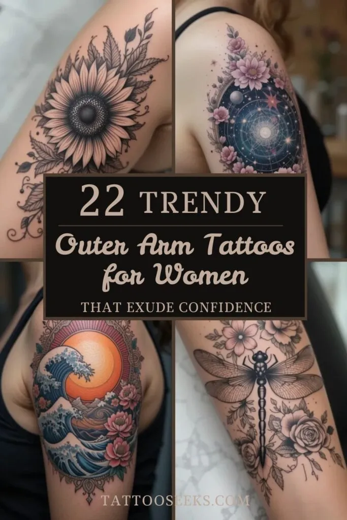 Outer Arm Tattoos for Women