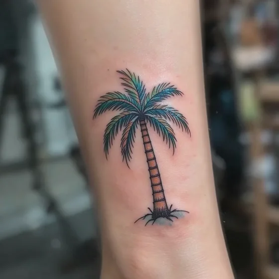 Palm Tree Tattoo
