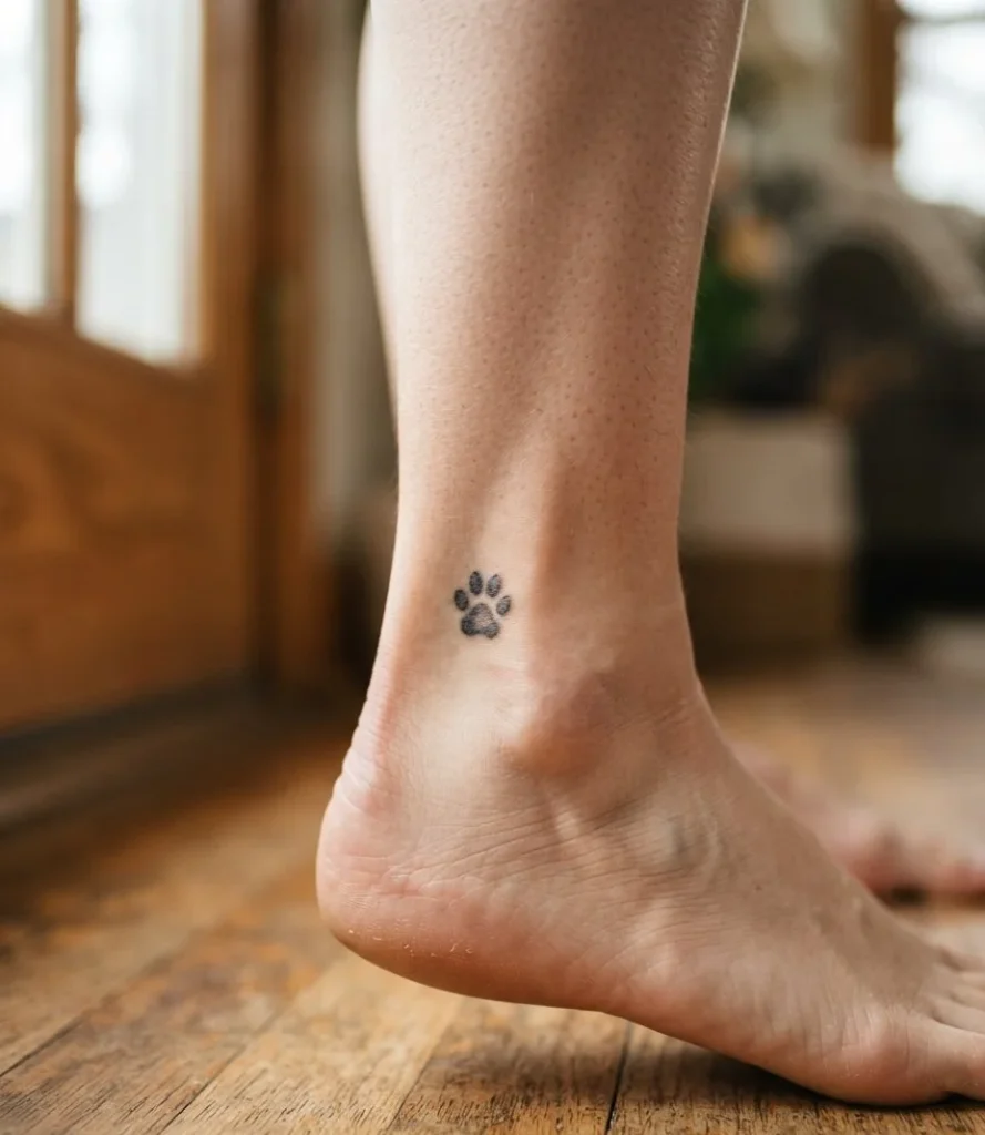 Paw Print Tattoo