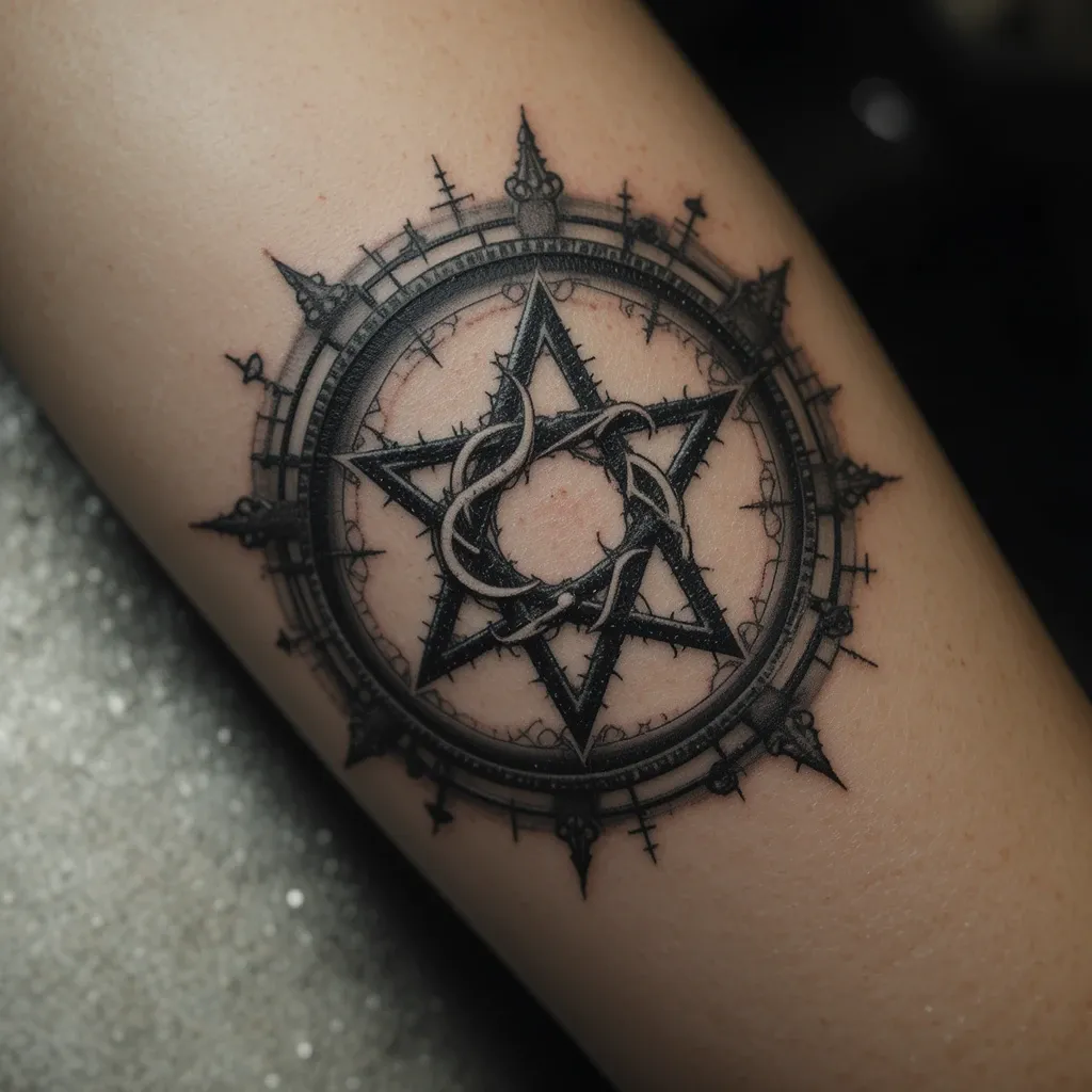 Pentagram Tattoo