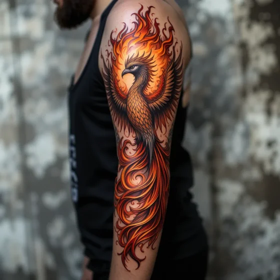 Phoenix Rebirth Flames