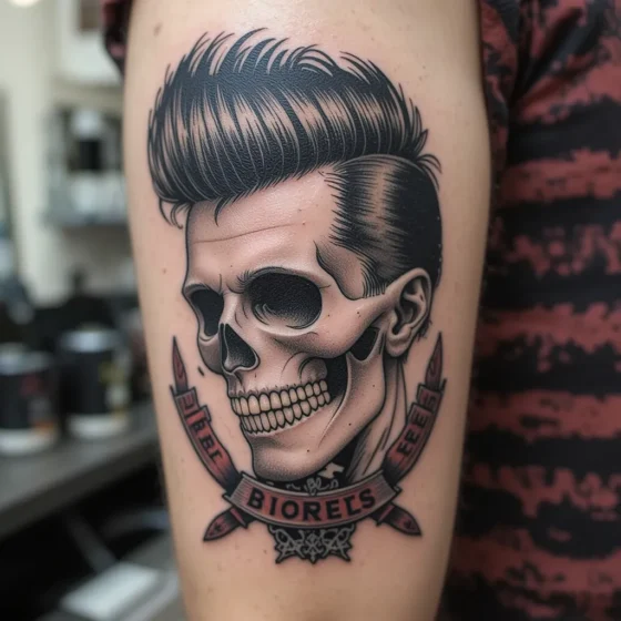 Pompadour Skull