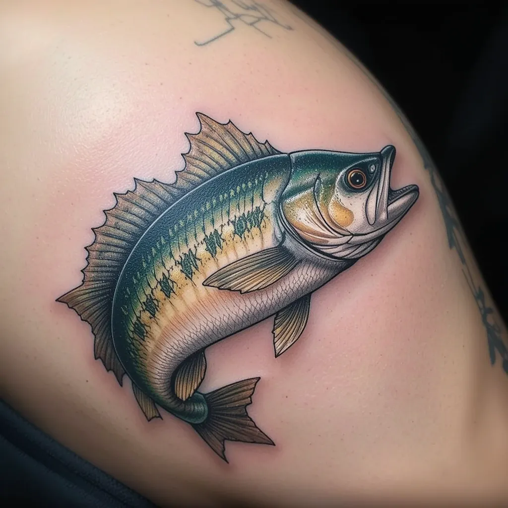 Realistic Fish Tattoo