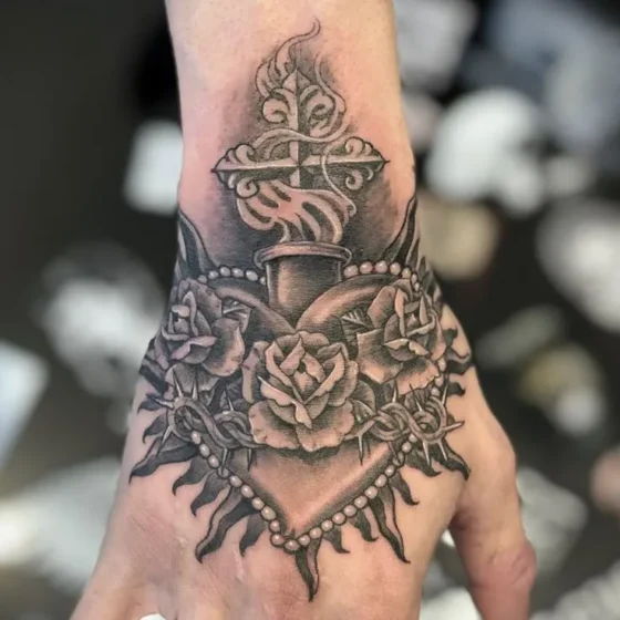 Realistic Sacred Heart