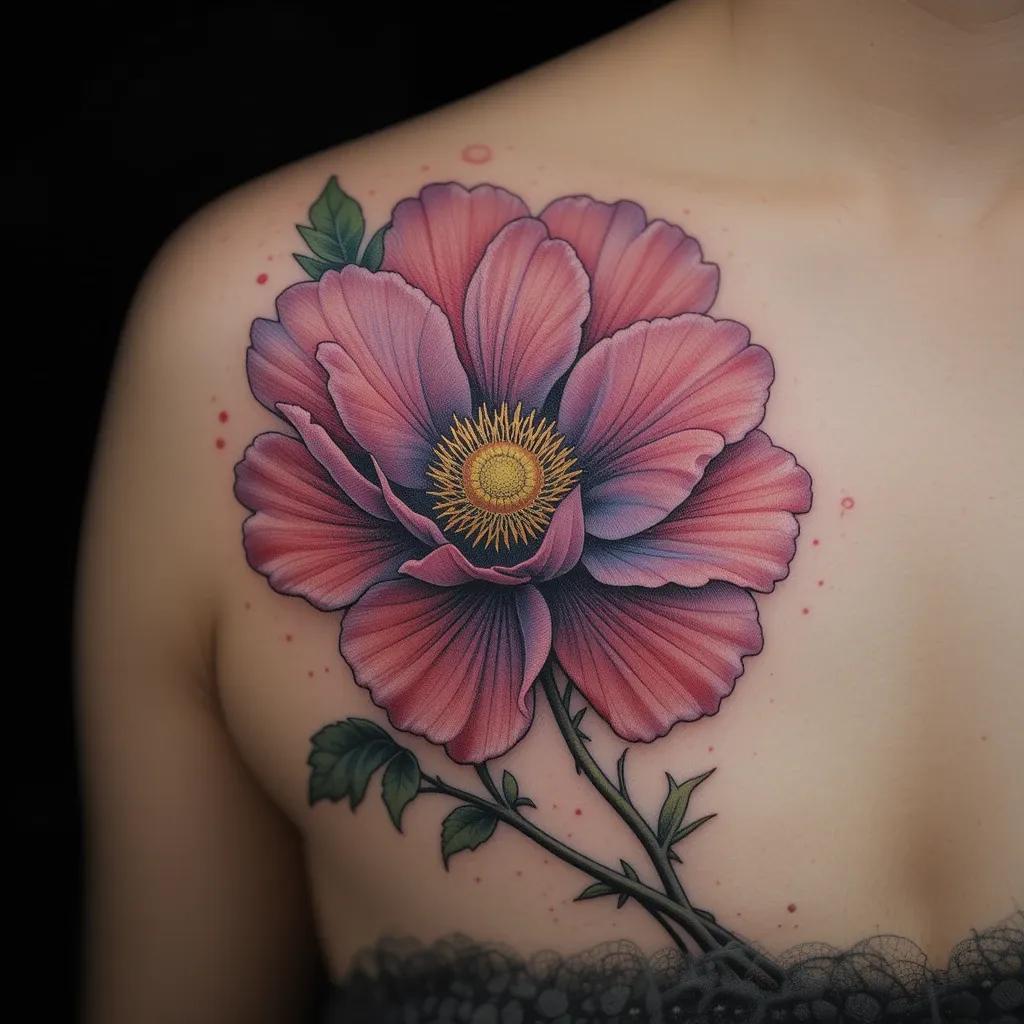Realistic Sweet Pea Bloom