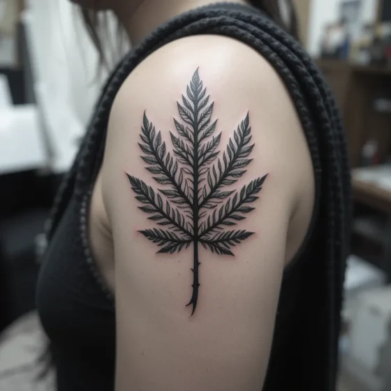 Redwood Leaf Tattoo