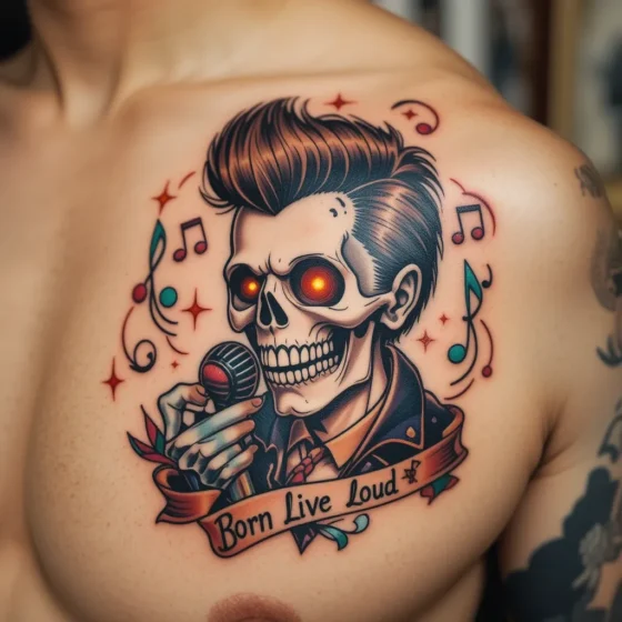 Rockabilly Skull Crooner