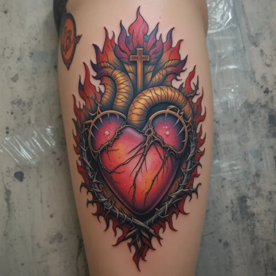 Sacred Heart Tattoo