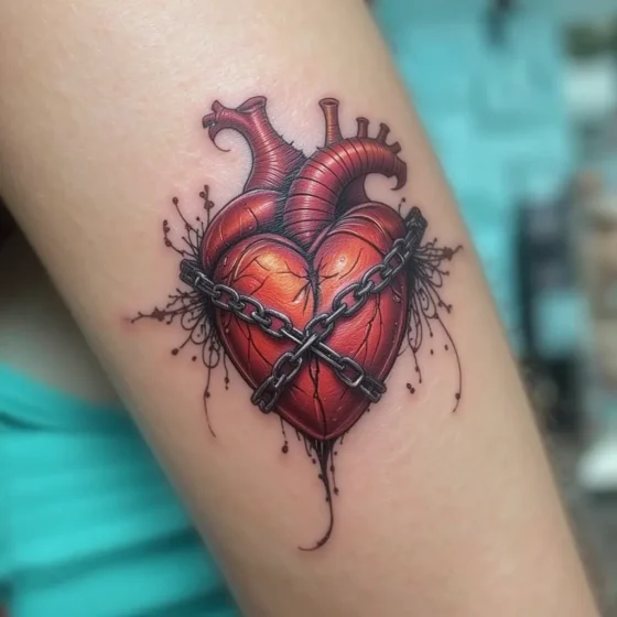Sacred Heart with a Broken Chain