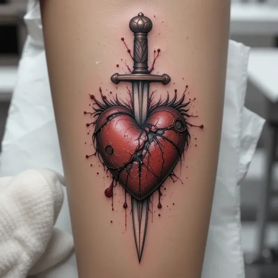 Sacred Heart with a Dagger