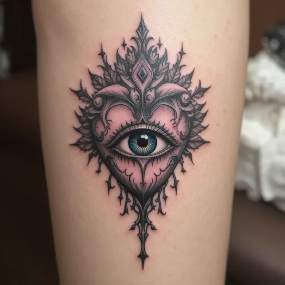 Sacred Heart with an Eye