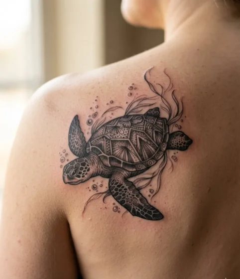 Sea Turtle Tattoo