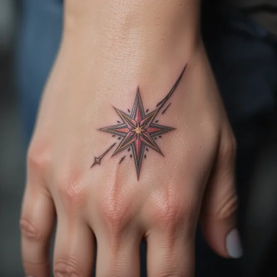 Shooting Star Tattoo