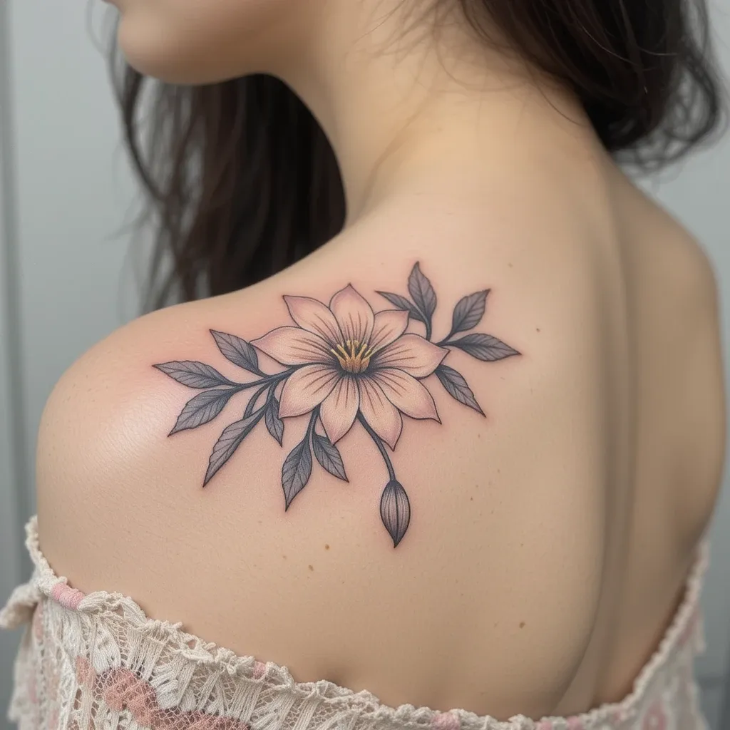 Shoulder Blade Jonquil Design