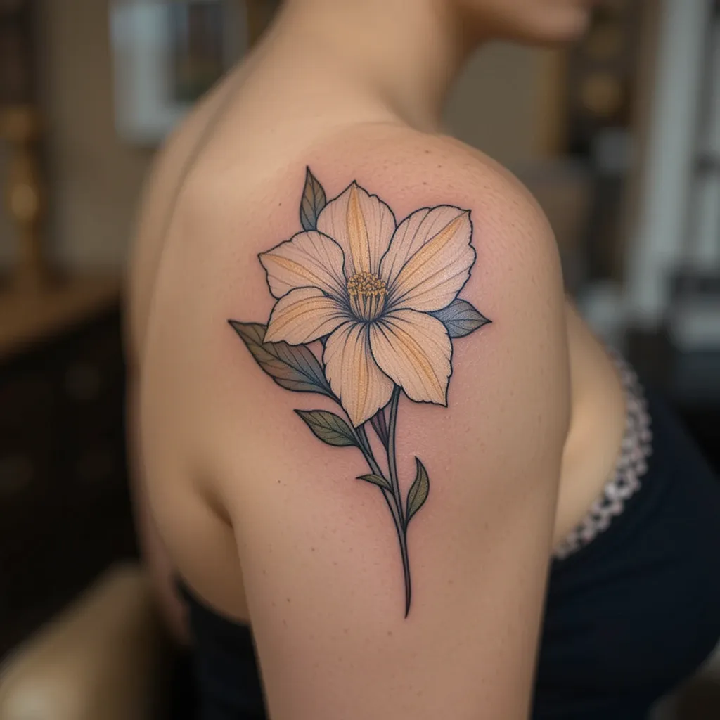 Shoulder Jonquil Tattoo