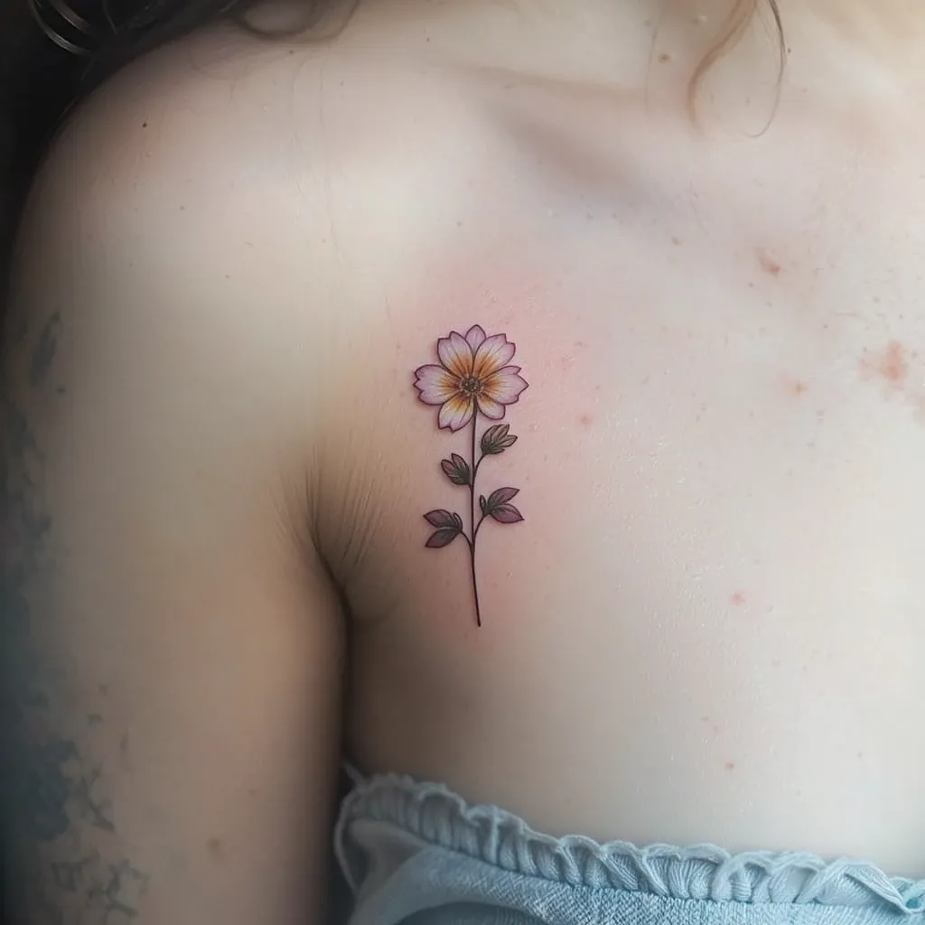 Single Stem Primrose on the Rib