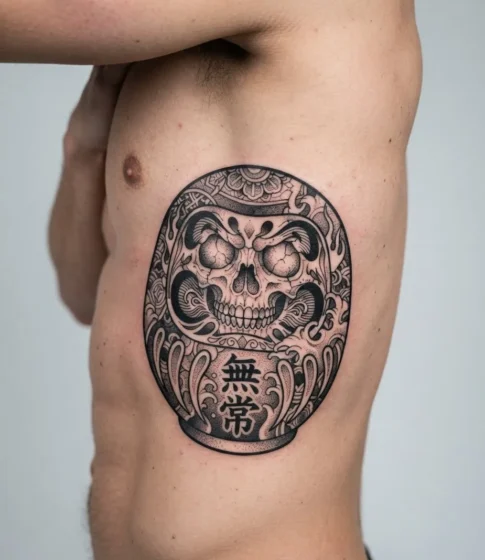 Skeleton Daruma