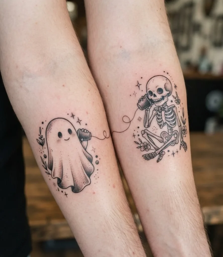 Skeleton & Ghost Whispering
