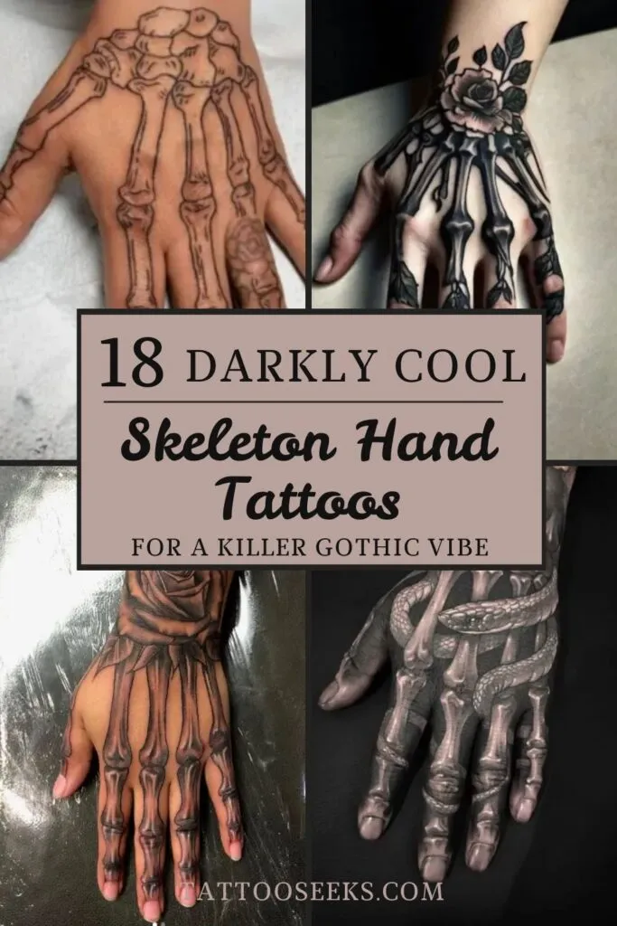 Skeleton Hand Tattoos