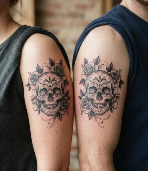 Skull and Rose