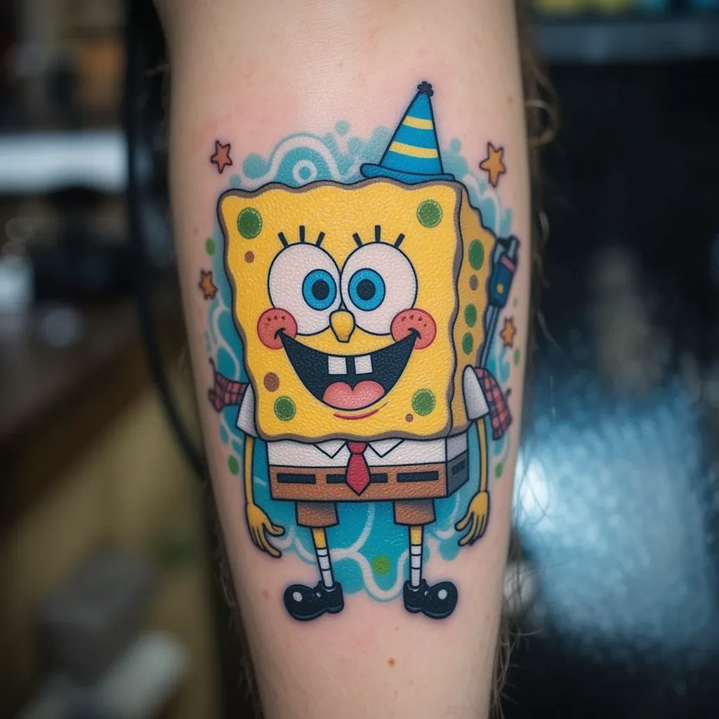 SpongeBob SquarePants Tattoo