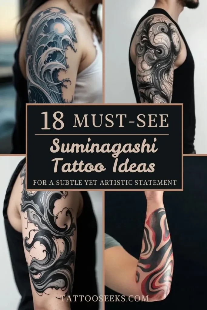 Suminagashi Tattoo Ideas