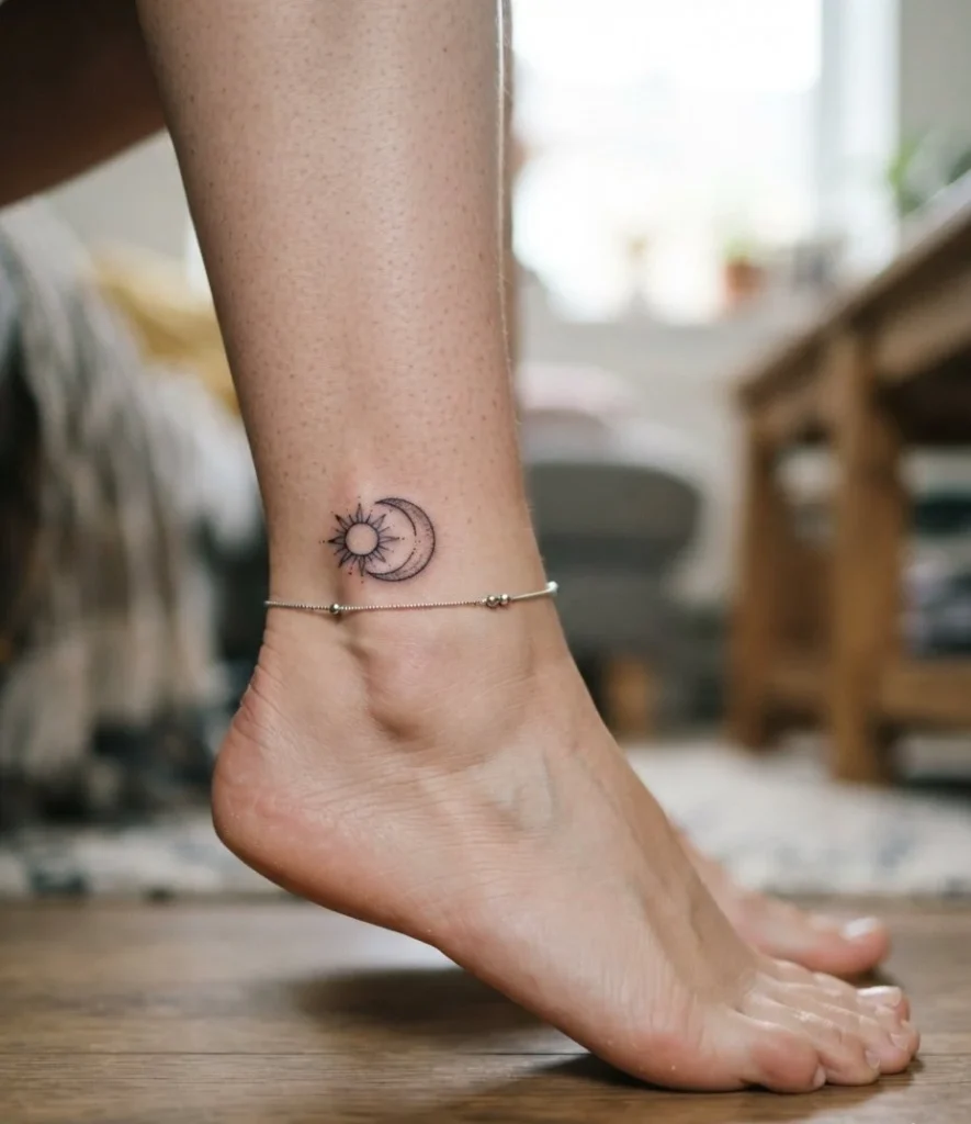 Sun and Moon Tattoo