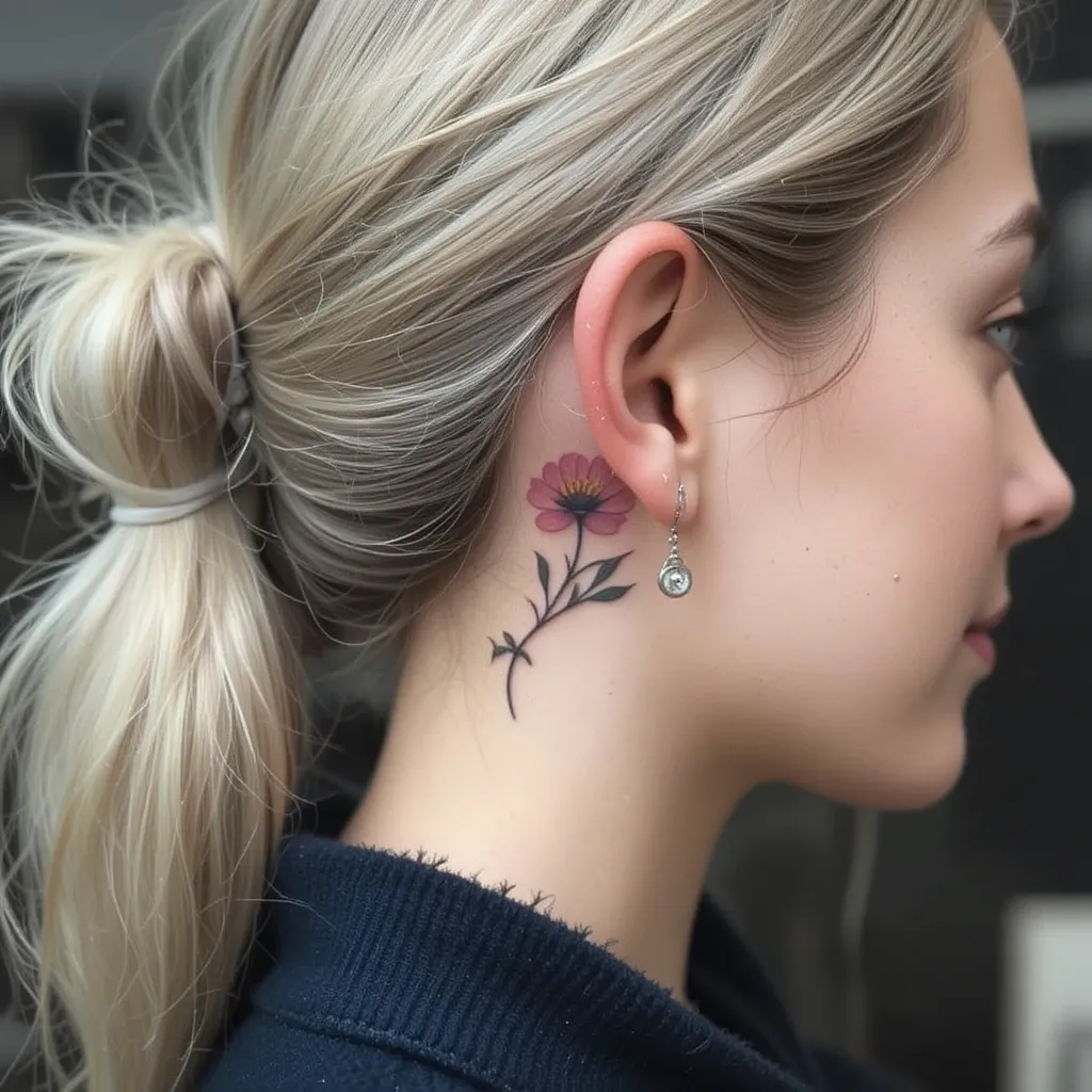 Sweet Pea Behind the Ear