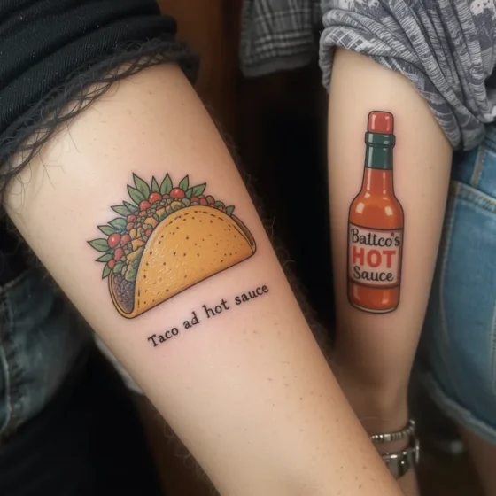 Taco & Hot Sauce