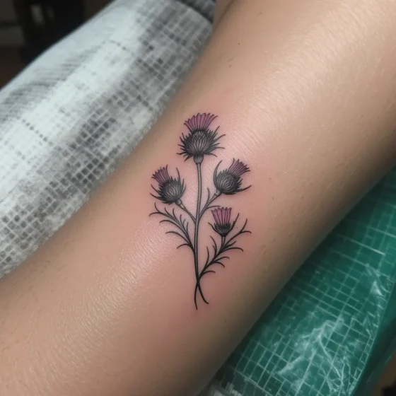Thistle Flower for Irish and Scottish Heritage