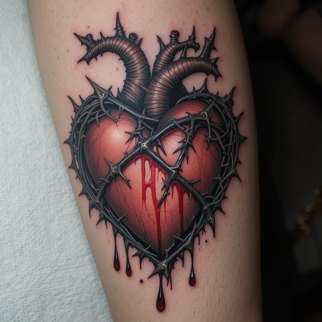 Thorned Heart Tattoo
