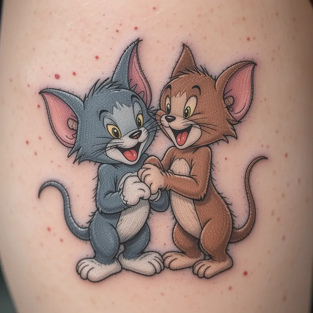 Tom and Jerry Tattoo