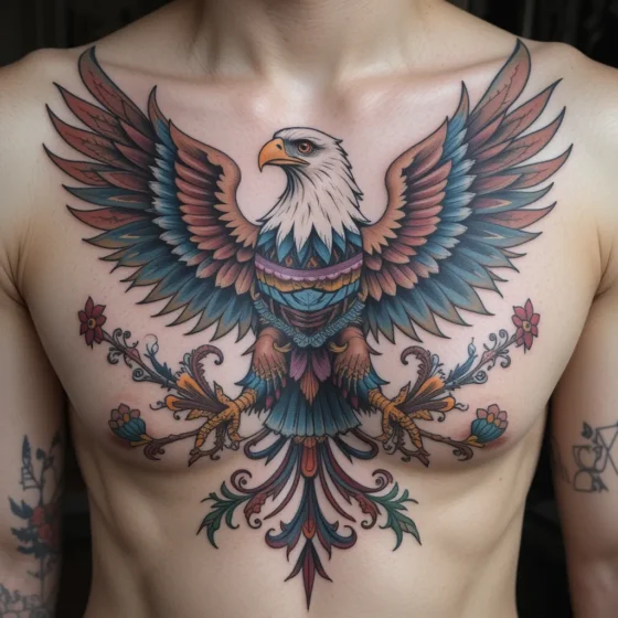 Traditional Eagle Tattoo