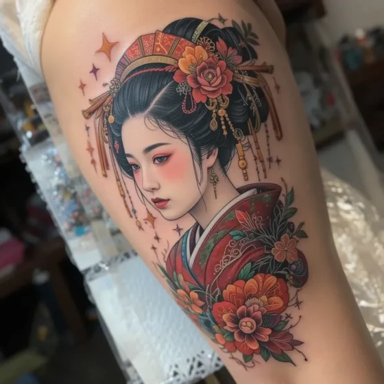 Traditional Geisha Tattoo