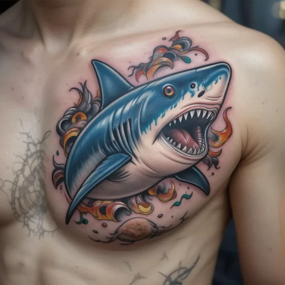 Traditional Shark Tattoo